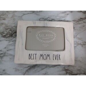 NWOT RAE DUNN Photo Frame Best Mom Ever 4X6